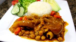 1 Cup (yield After Bone Removed) Puerto Rican Style Stewed Pig