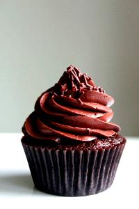 1 Cupcake (2-3/4" Dia) Chocolate Cupcake with Icing or Filling