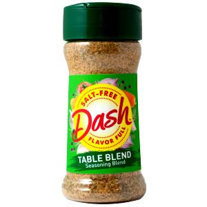 1 Dash Salt, Table