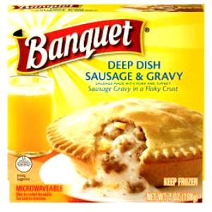 1 deep dish (198 g) Sausage & Gravy Deep Dish