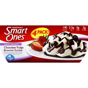 1 dessert (66 g) Smart Delights Chocolate Fudge Brownie Sundae