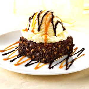 1 dessert Border Brownie Sundae