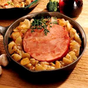 1 Dinner Ham Steak Dinner