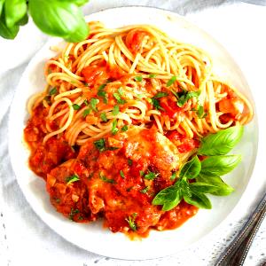 1 dish (456 g) Pollo Pomodoro Linguini
