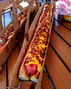 1 dog (4 oz) Big Bacon Cheese Dog