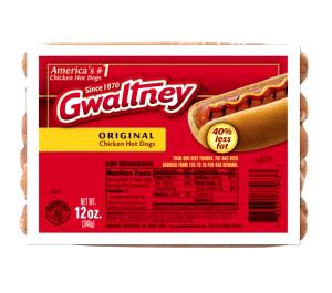1 dog Chicken Hot Dogs