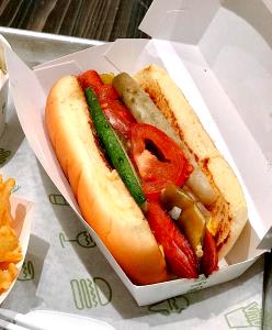 1 dog Chicken Shack-Cago Dog