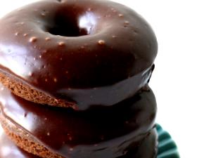 1 donut (360 g) Glazed Chocolate Donut