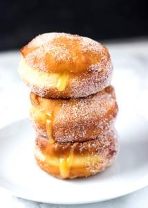1 donut (64 g) Powdered Lemon Filled Donuts