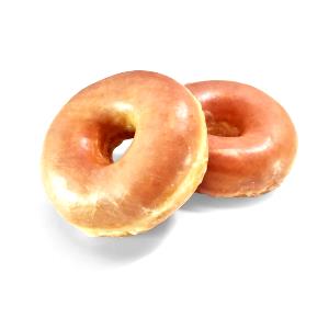 1 donut (66 g) Raised Round Donut - Glazed