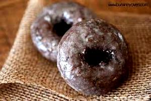 1 Donut Chocolate Glazed Cake Donut