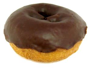 1 donut Chocolate Iced Cake Donut