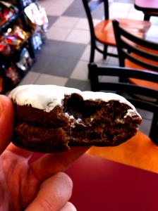 1 donut Reverse Boston Kreme Donut