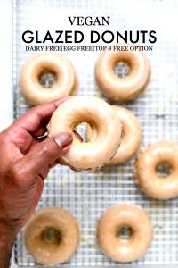 1 donut Vegan Glazed Donut