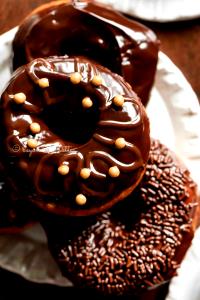 1 Doughnut (2" Dia) Chocolate Coated or Frosted Doughnuts