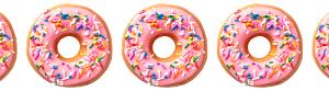 1 doughnut (66 g) Strawberry Iced Glazed Doughnut with Rainbow Sprinkles