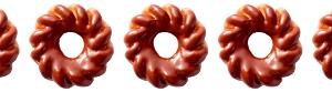 1 doughnut (69 g) Chocolate Glazed Cruller Doughnut