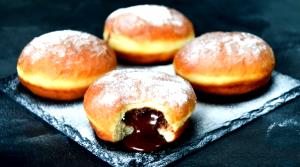 1 Doughnut Chocolate Cream Filled Doughnut
