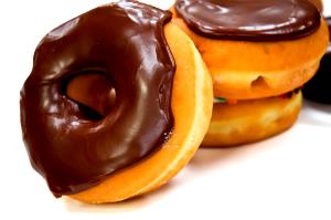 1 Doughnut Donut, Chocolate Iced