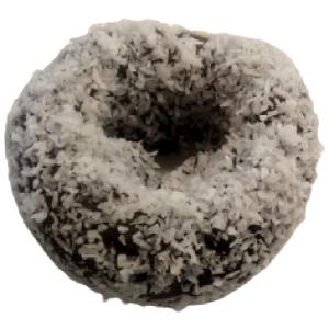 1 Doughnut Donut, Chocolate Coconut Cake