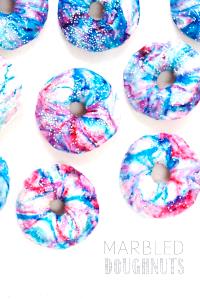 1 Doughnut Donut, Marble Frosted