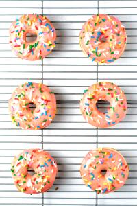 1 Doughnut Donut, Strawberry Frosted