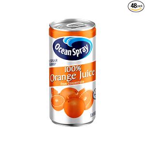 1 Drink Box (8.45 Fl Oz) Orange Juice (Unsweetened, Canned)