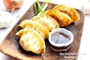 1 dumpling Pan Fried Shrimp Dumplings