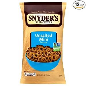 1 Dutch Pretzel, 3-ring (2-3/4" X 2-5/8" X 5/8") Unsalted Hard Pretzel