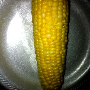 1 Ear Corn On The Cob, Yellow, Boiled, No Salt