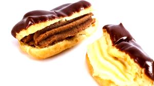 1 Eclair, Frozen Custard or Cream Filled Eclair