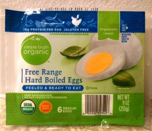 1 egg (44 g) Organic Hard Boiled Eggs