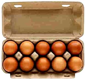 1 egg (50 g) Free Range Organic Grade A Brown Eggs