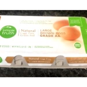 1 egg (50 g) Natural Cage Free Grain Fed Large Brown Eggs