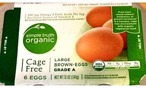 1 egg (50 g) Organic Brown Eggs
