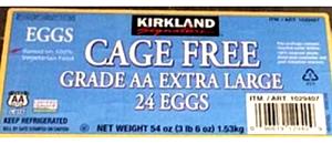 1 egg (56 g) Cage Free Grade AA Extra Large Eggs