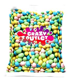 1 Egg Milk Chocolate Candies Pastel Colors Egg
