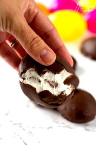 1 Egg, NS As To Size Chocolate Covered Marshmallow