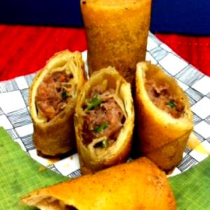 1 Egg Roll Egg Roll with Beef and/or Pork
