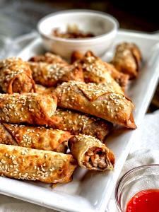 1 egg roll Savory Pork Egg Rolls