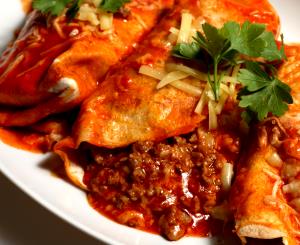 1 Enchilada Enchilada with Beef and Cheese