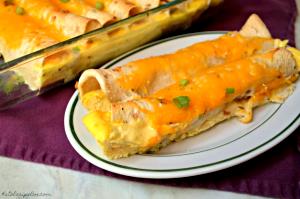 1 Enchilada Enchilada with Ham and Cheese