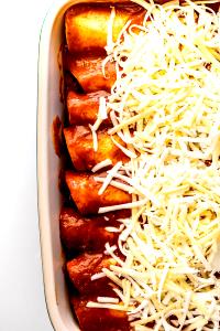1 enchilada Rotisserie Chicken Enchiladas