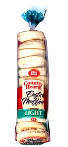 1 english muffin (57 g) Country Harvest English Muffins