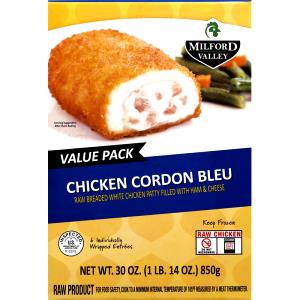 1 entree (11 oz) Chicken Cordon Bleu