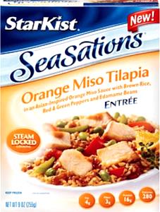 1 entree (255 g) SeaSations Entree – Orange Miso Tilapia