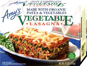 1 entree (9.5 oz) Light in Sodium Vegetable Lasagna