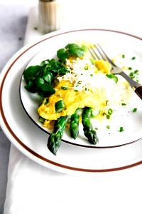 1 Entree Asparagus & Cheese Omelette