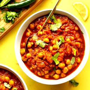 1 entree Chickpea Masala