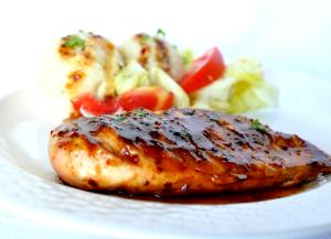 1 Entree Glazed Chicken Entree